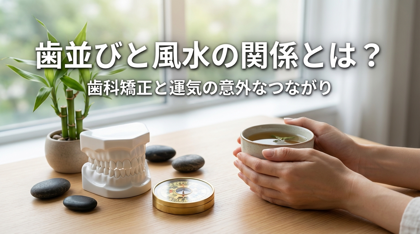 歯並びと風水の関係とは？
