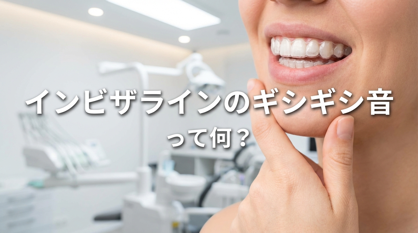 インビザラインのギシギシ音って何？