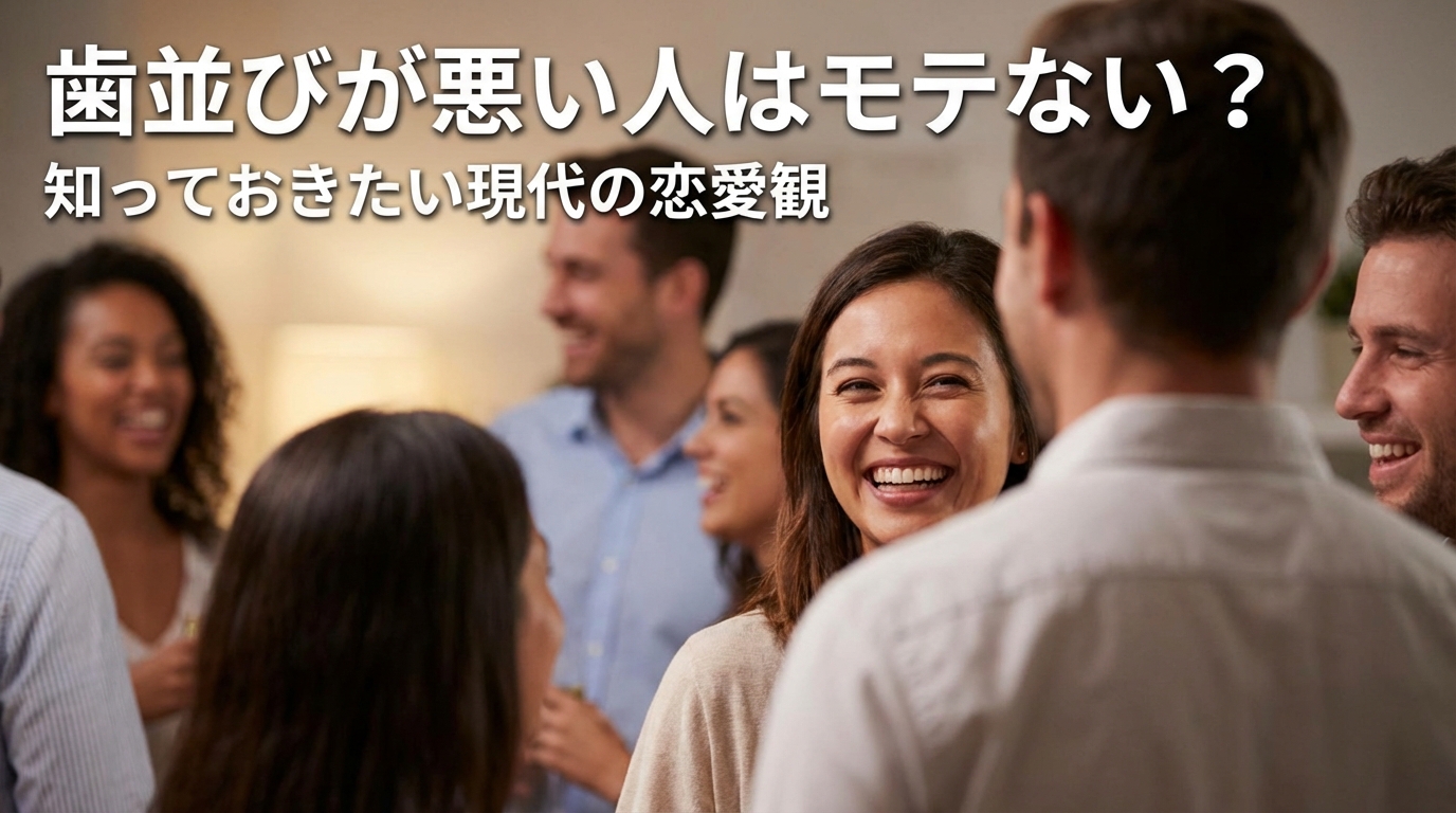 歯並びが悪い人はモテない？