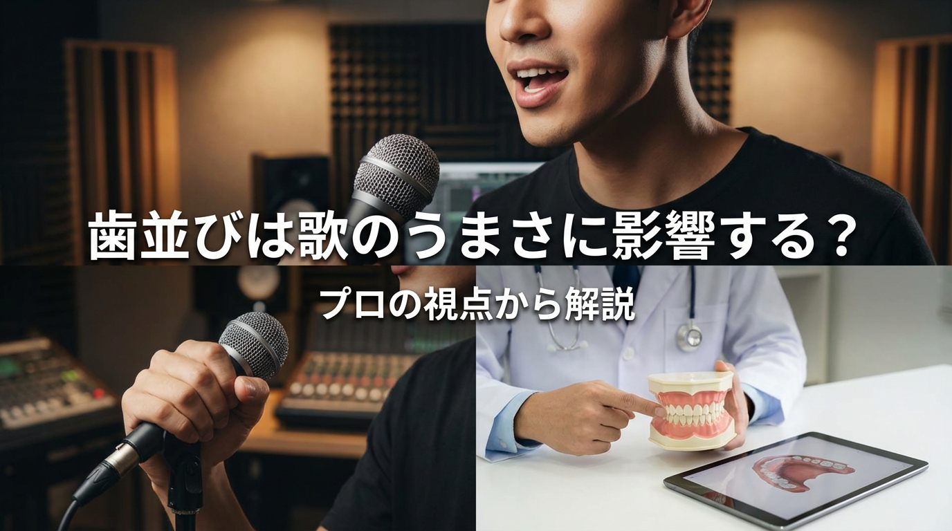 歯並びは歌のうまさに影響する？