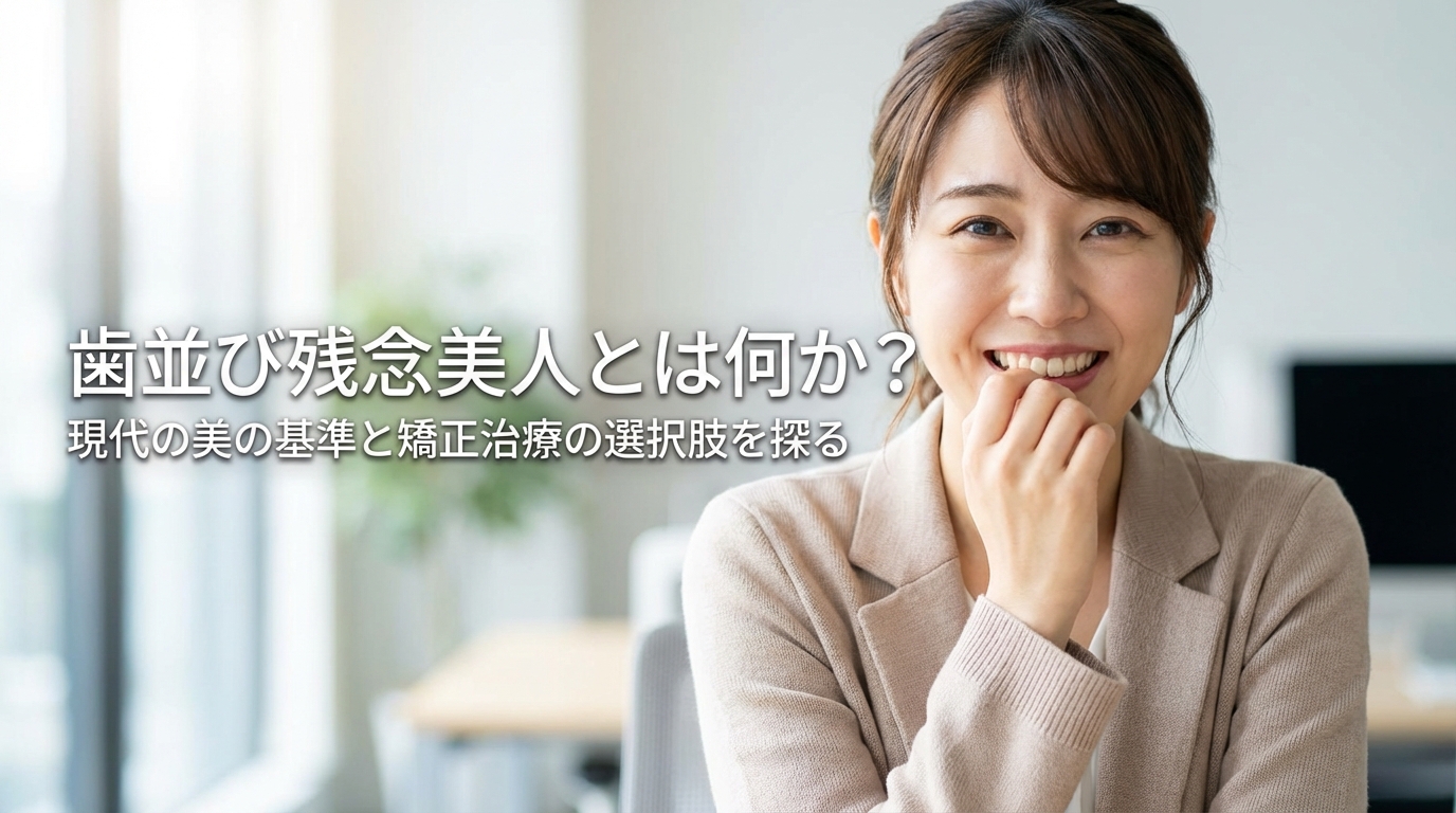 歯並び残念美人とは何か？