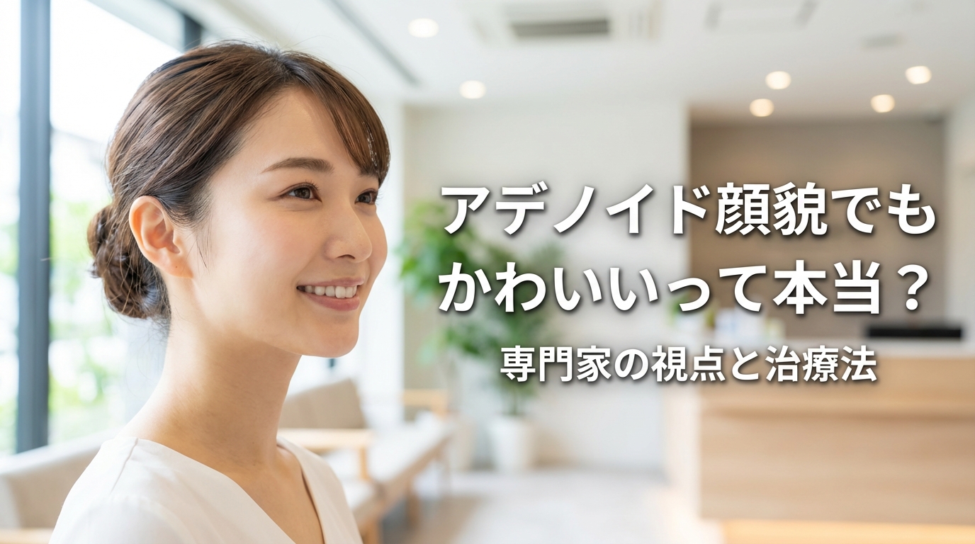 アデノイド顔貌でもかわいいって本当？