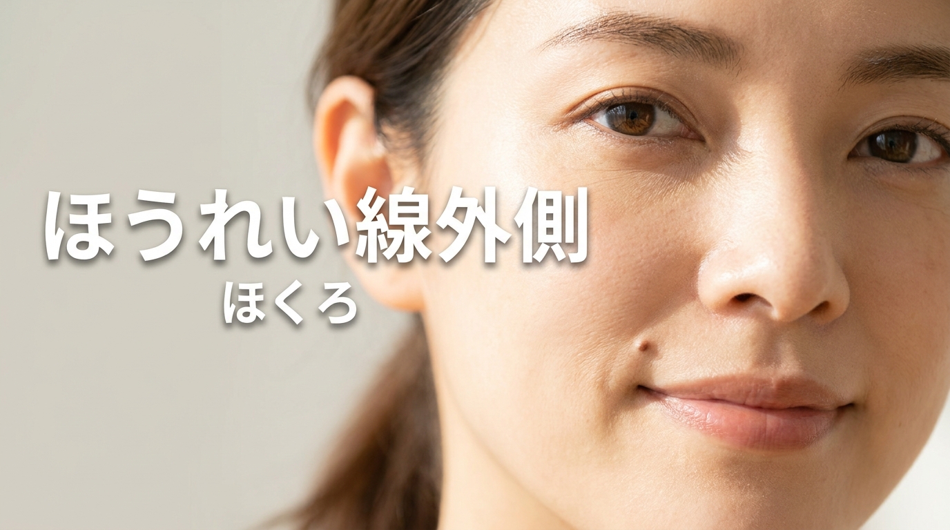 ほうれい線外側ほくろの意味は？