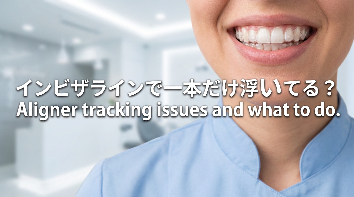 インビザラインで一本だけ浮いてる？