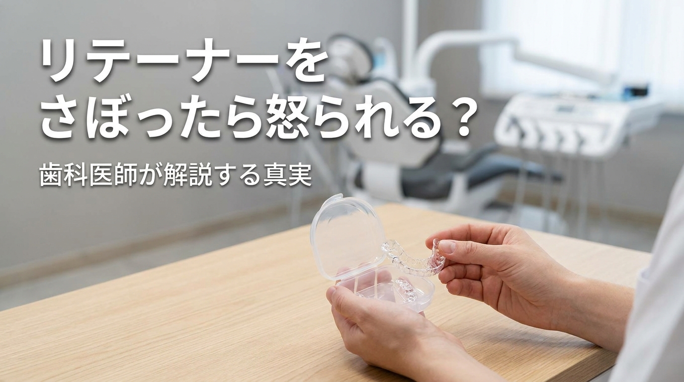 リテーナーをさぼったら怒られる？