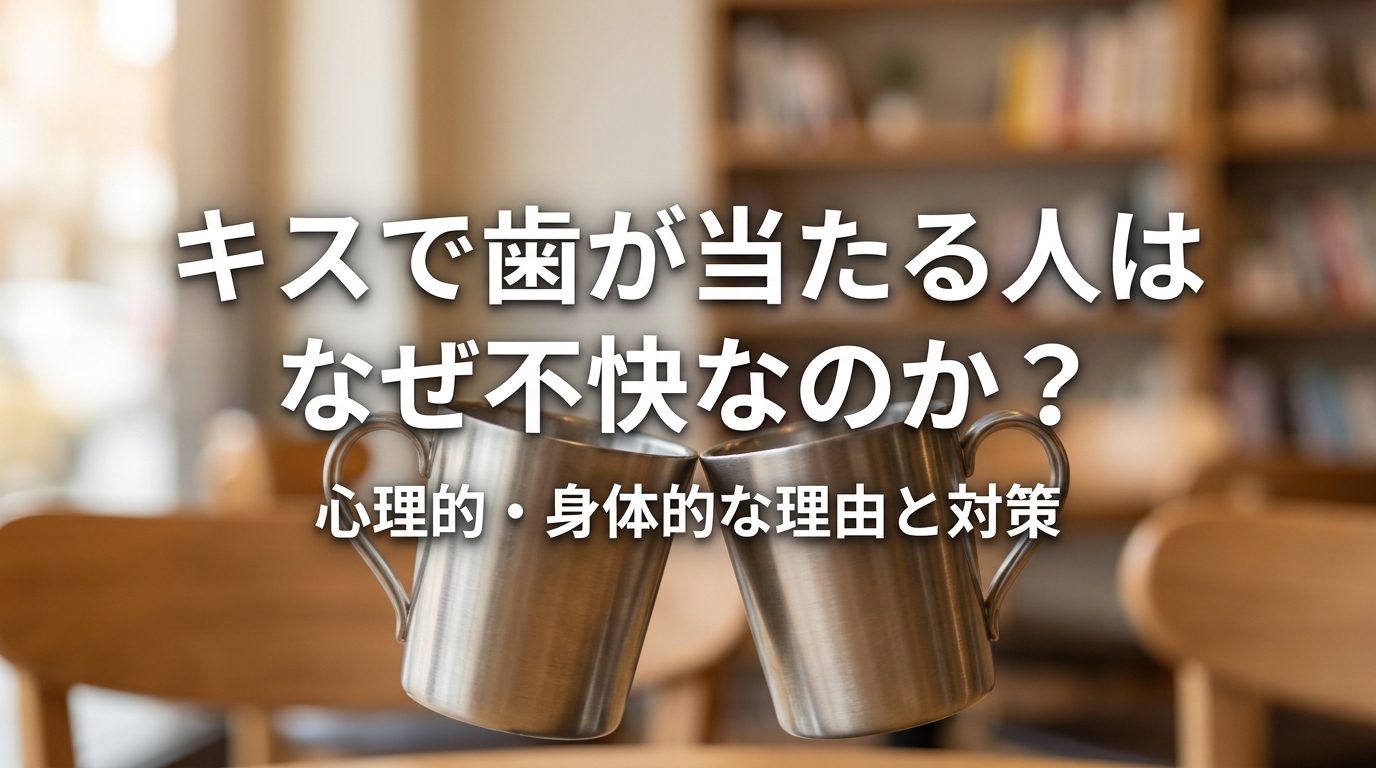 キスで歯が当たる人はなぜ不快なのか？