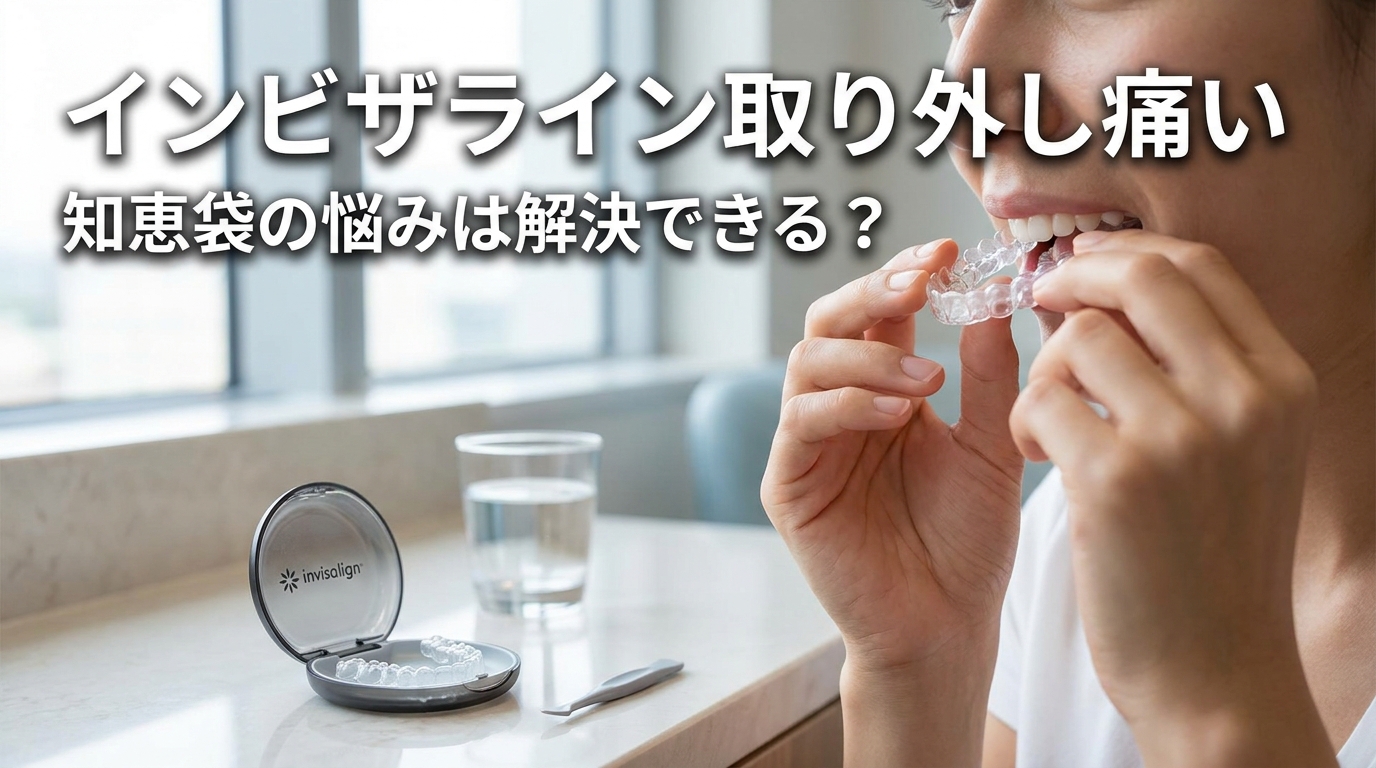 インビザライン取り外し痛い知恵袋の悩みは解決できる？