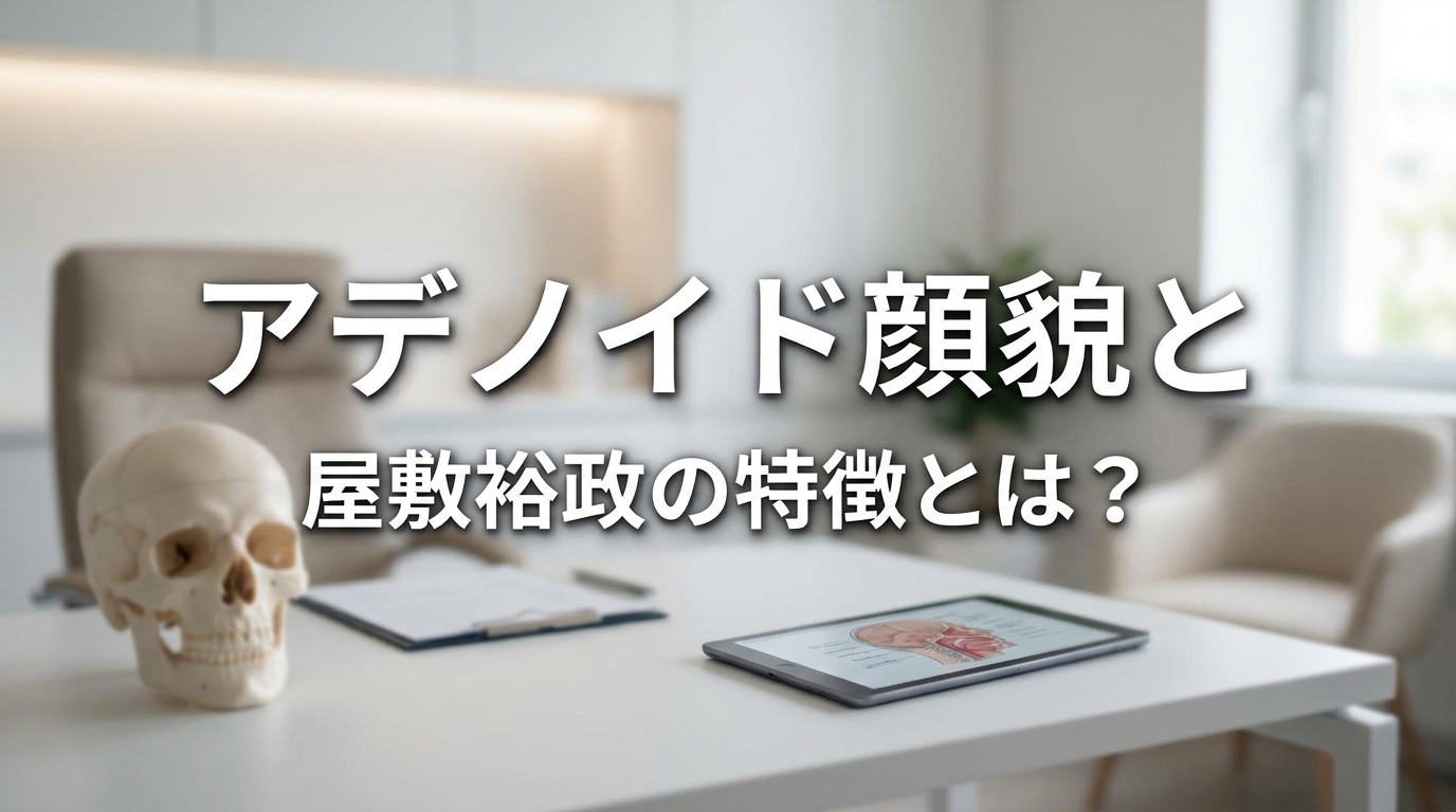 アデノイド顔貌と屋敷裕政の特徴とは？
