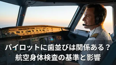 パイロットに歯並びは関係ある？