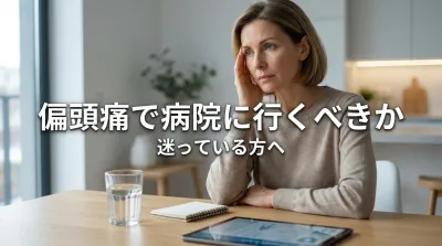 偏頭痛で病院に行くべきか迷っている方へ