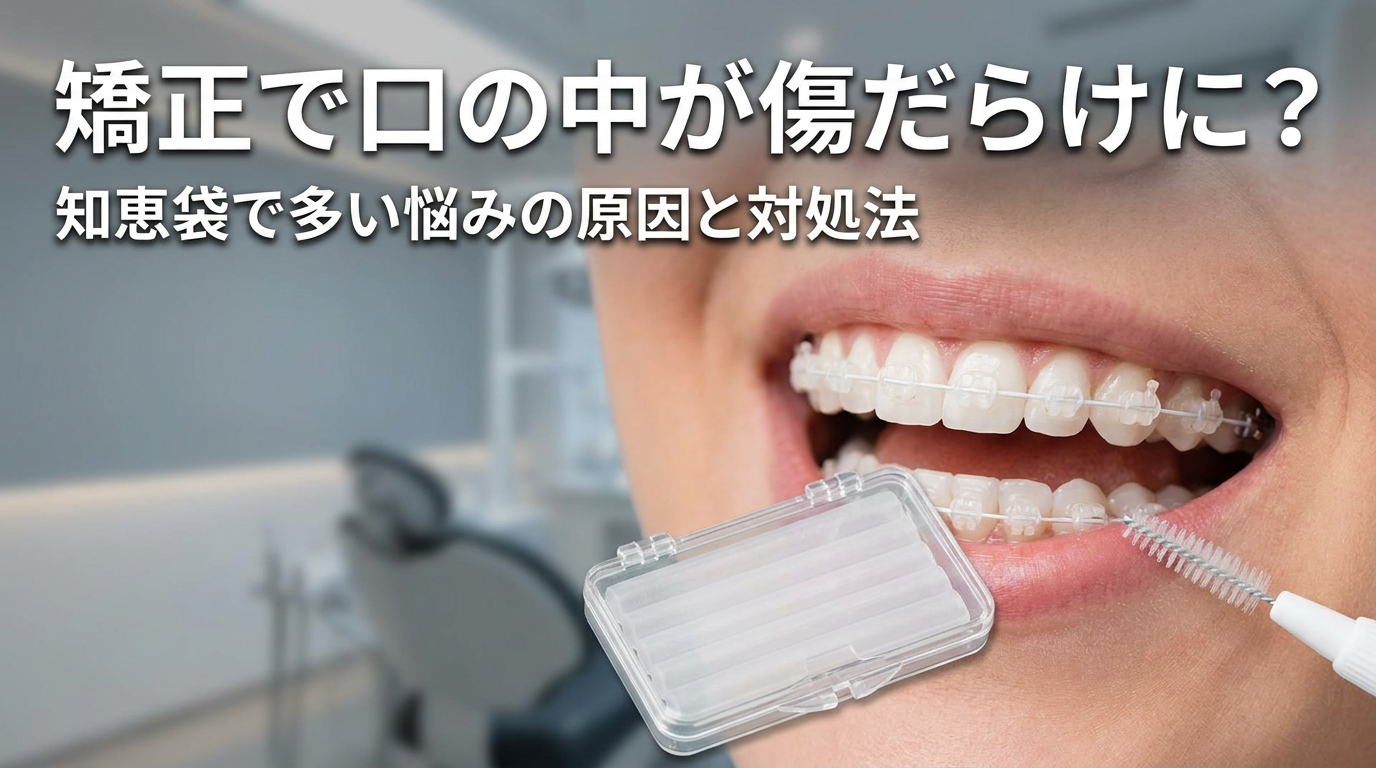 矯正で口の中が傷だらけに?知恵袋で多い悩みの原因と対処法
