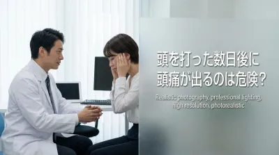 頭を打った数日後に頭痛が出るのは危険？