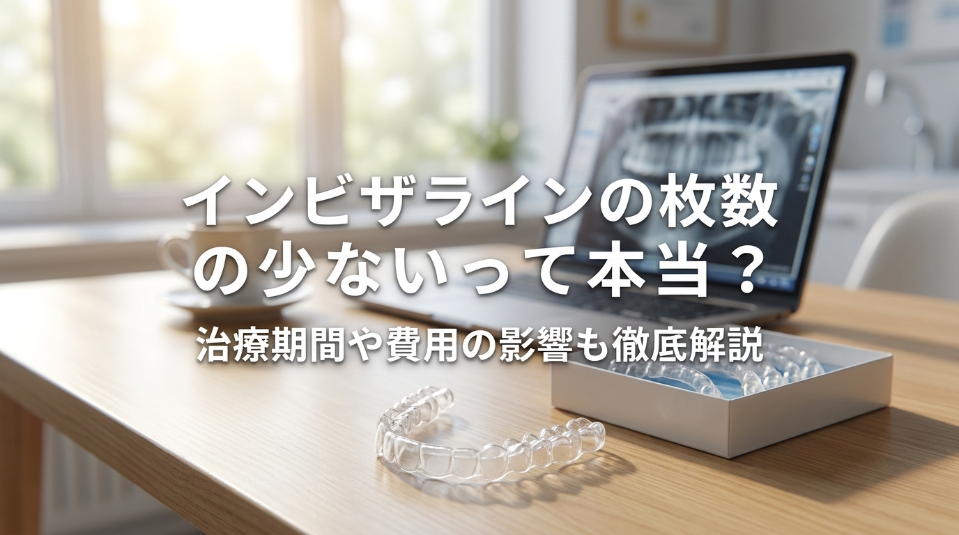 インビザラインの枚数少ないって本当？