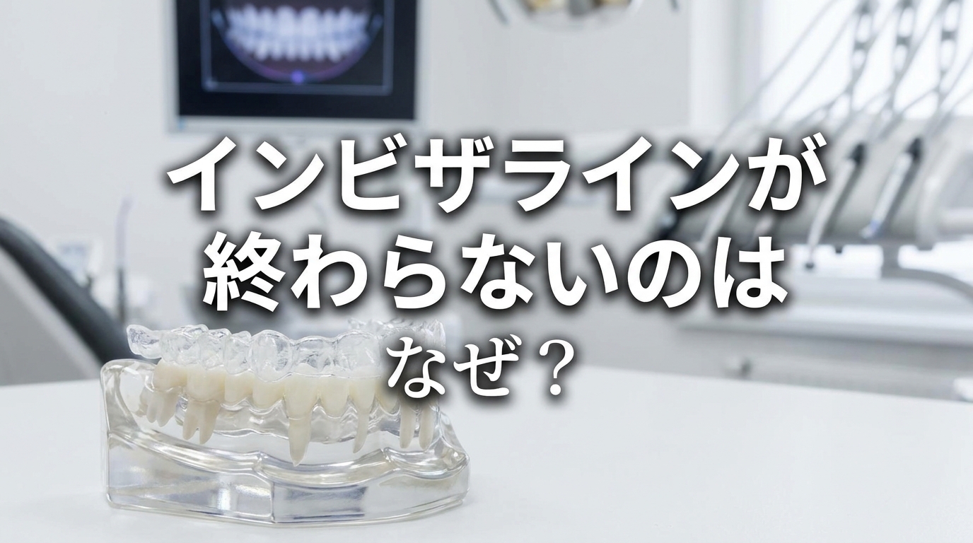 インビザラインが終わらないのはなぜ？
