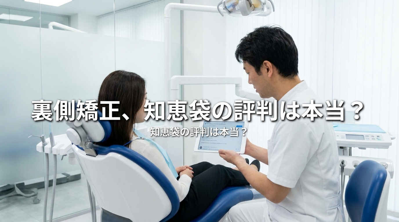 裏側矯正、知恵袋の評判は本当？