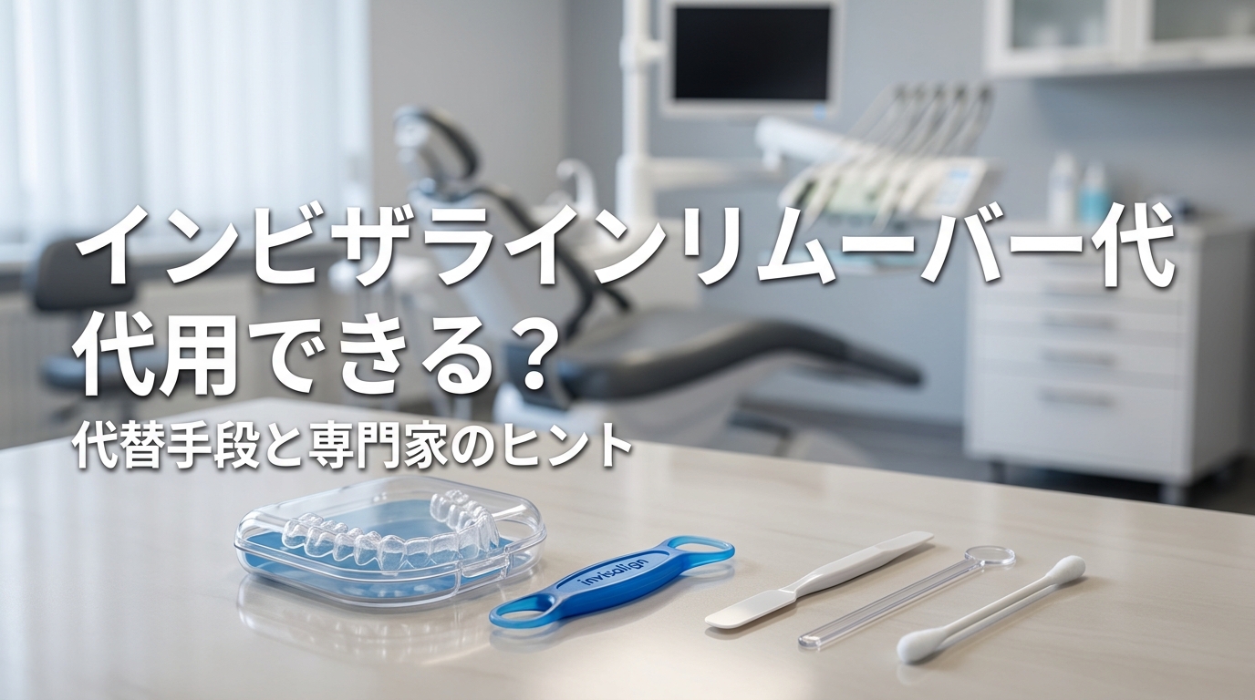 インビザラインリムーバー代用できる？