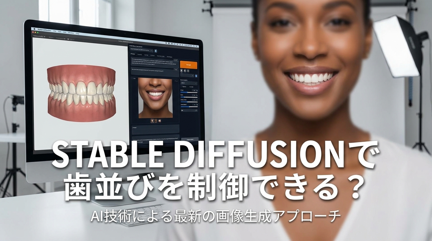 Stable Diffusionで歯並びを制御できる？