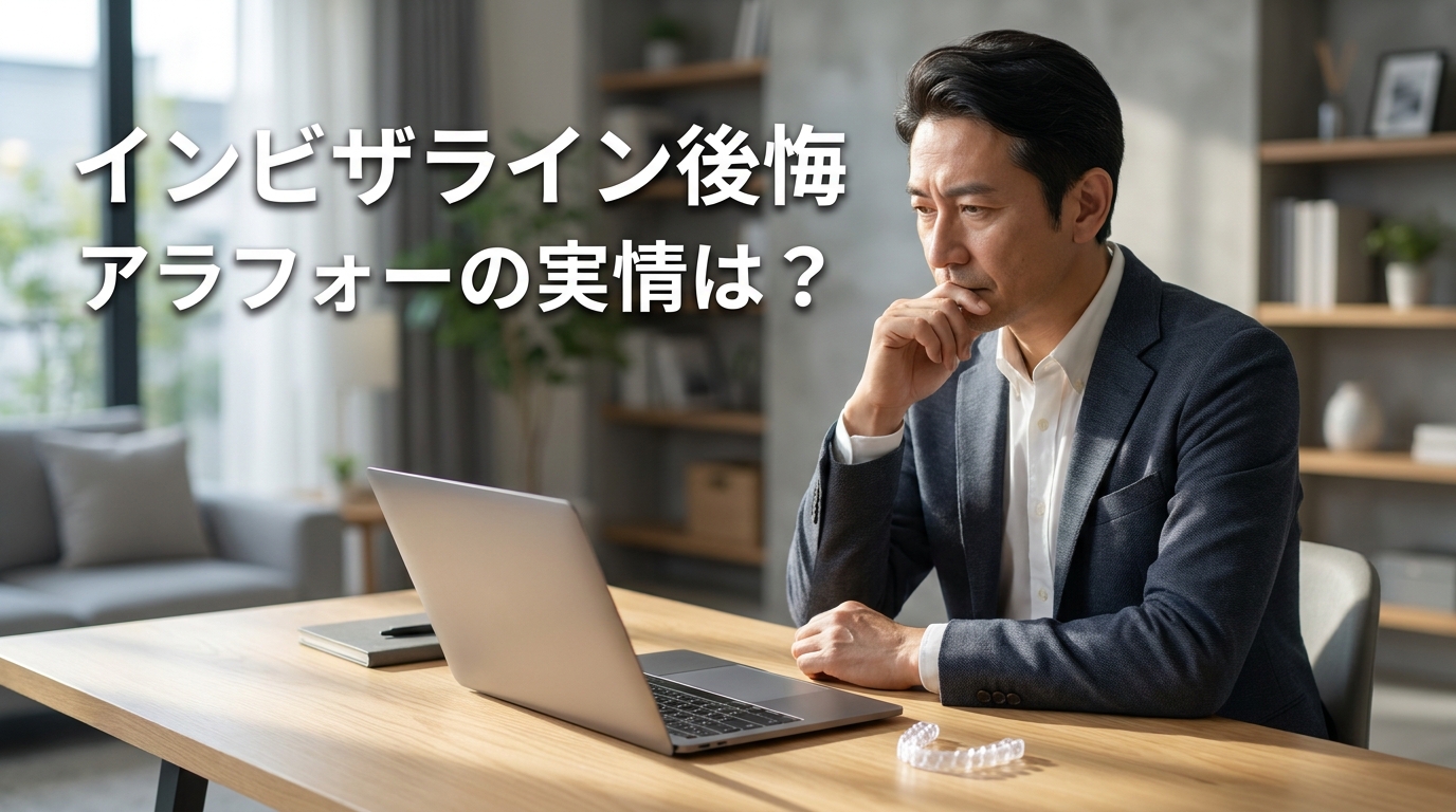 インビザライン後悔アラフォーの実情は？