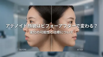 アデノイド顔貌はビフォーアフターで変わる？