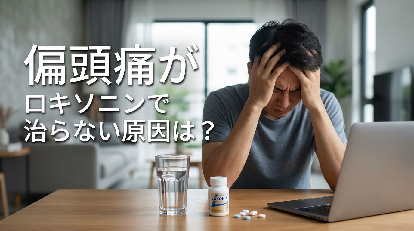 偏頭痛がロキソニンで治らない原因は？