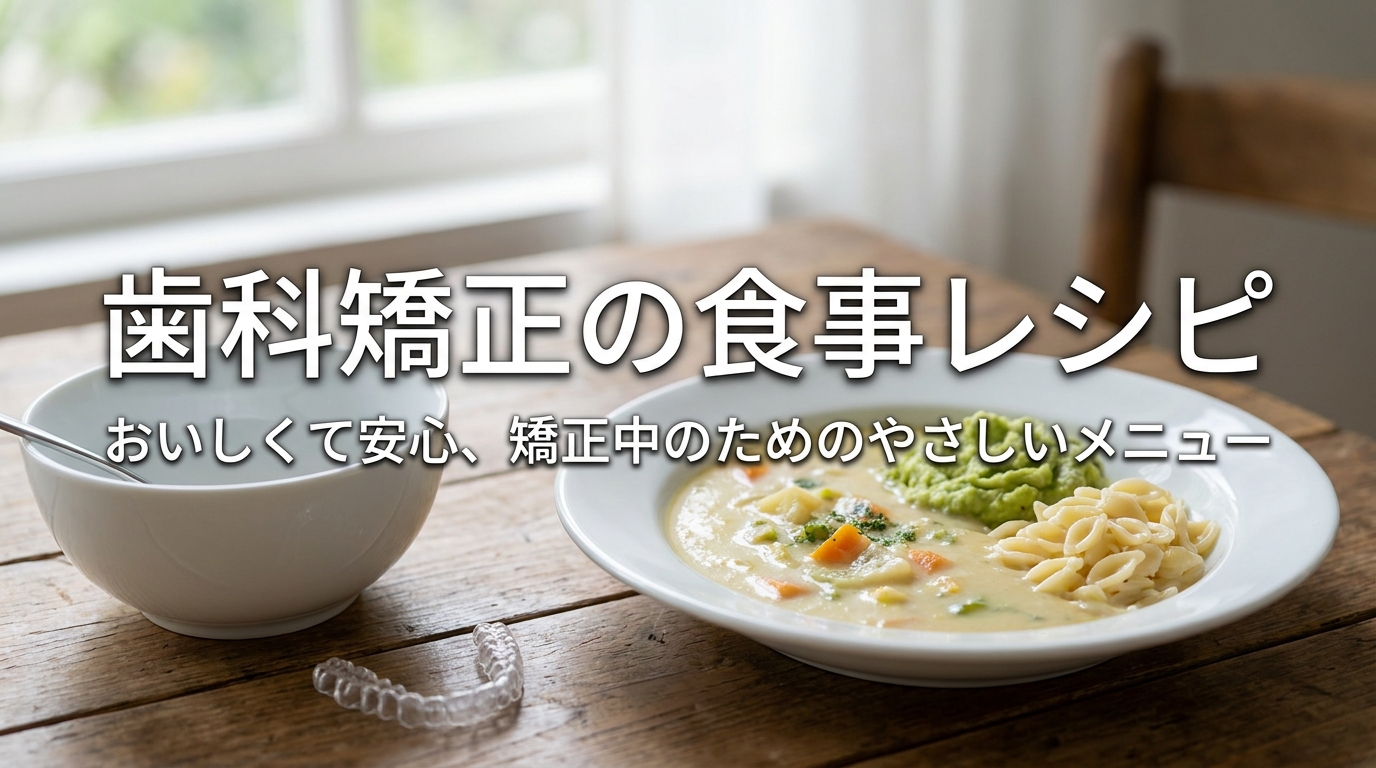 歯科矯正の食事レシピとは?