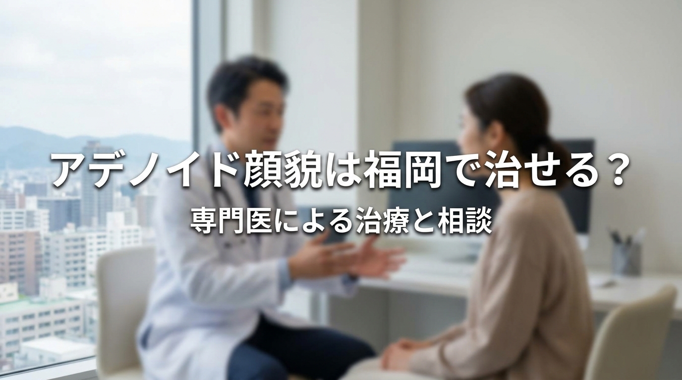 アデノイド顔貌は福岡で治せる?