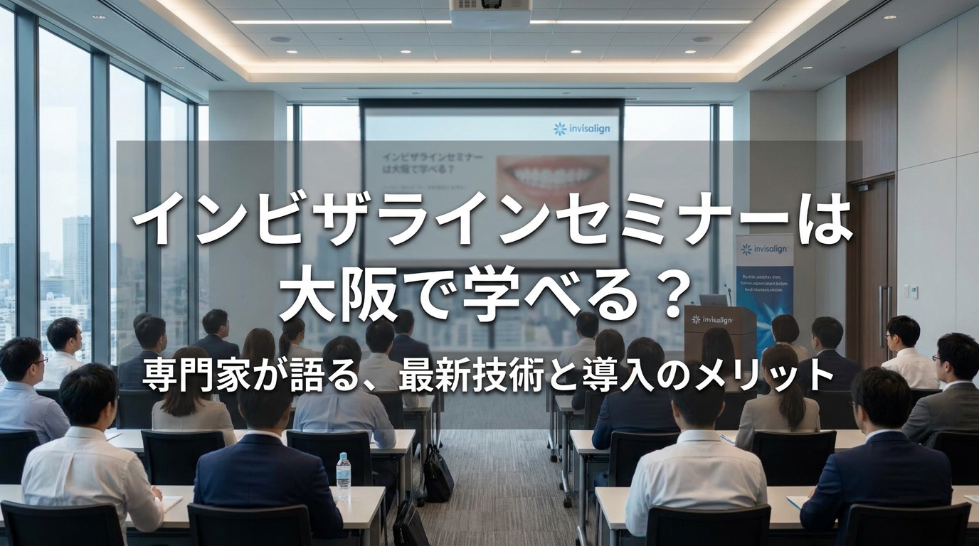インビザラインセミナーは大阪で学べる?