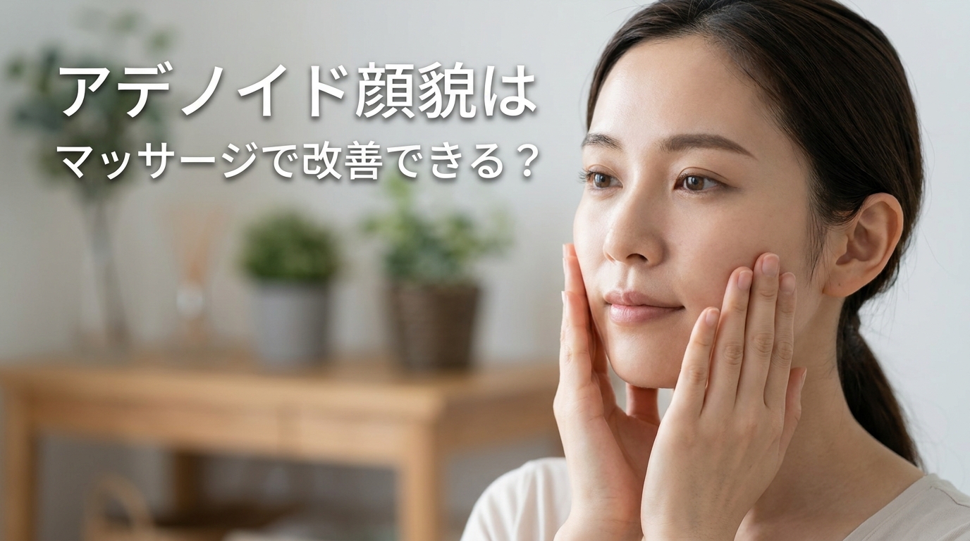 アデノイド顔貌はマッサージで改善できる？