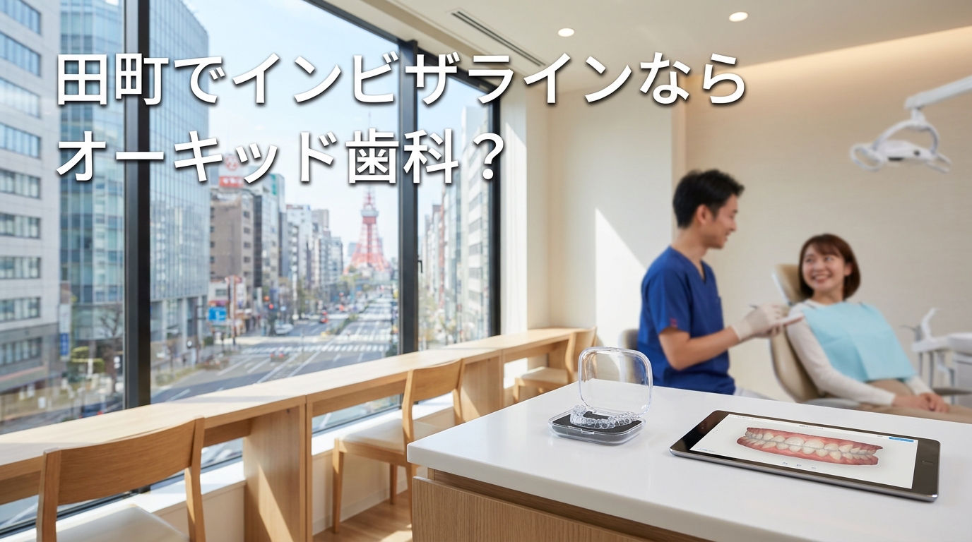 田町でインビザラインならオーキッド歯科？