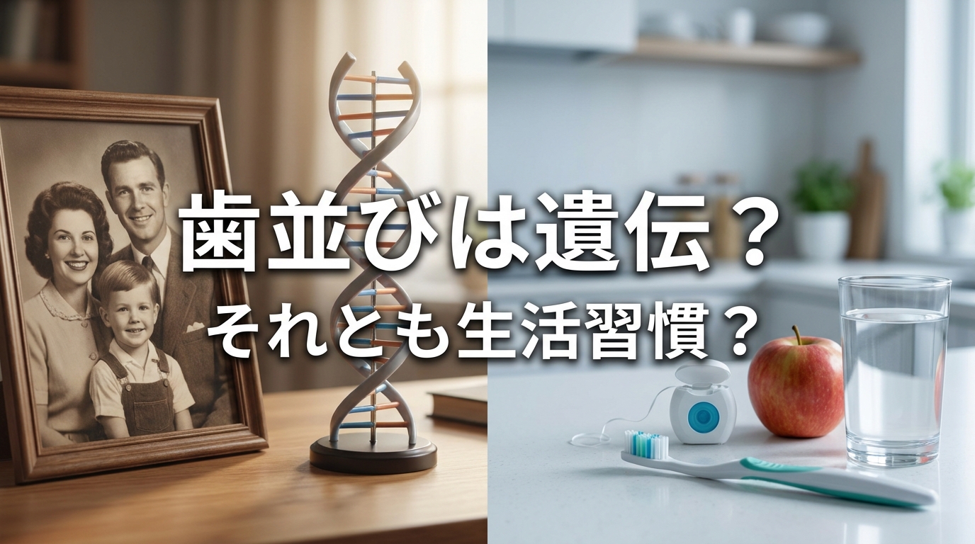 歯並びは遺伝？それとも生活習慣？