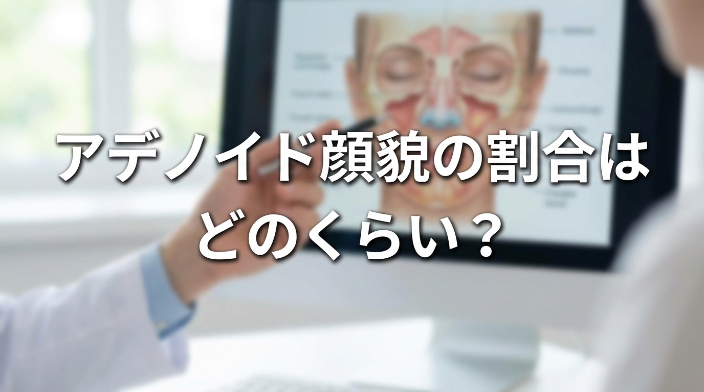 アデノイド顔貌の割合はどのくらい?