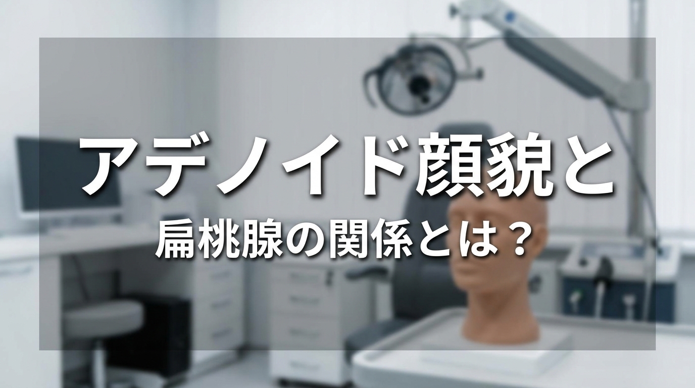アデノイド顔貌と扁桃腺の関係とは？