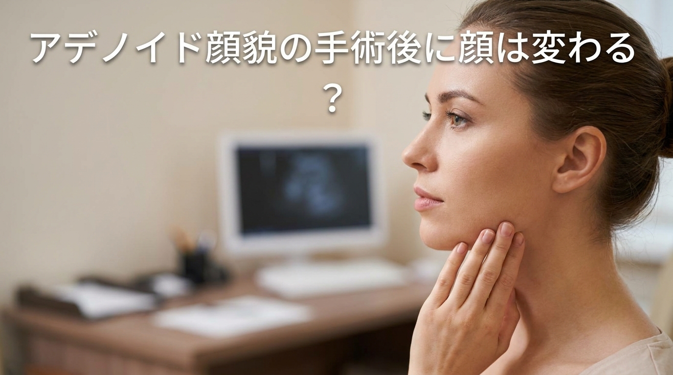 アデノイド顔貌の手術後に顔は変わる?