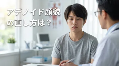 アデノイド顔貌の直し方は？