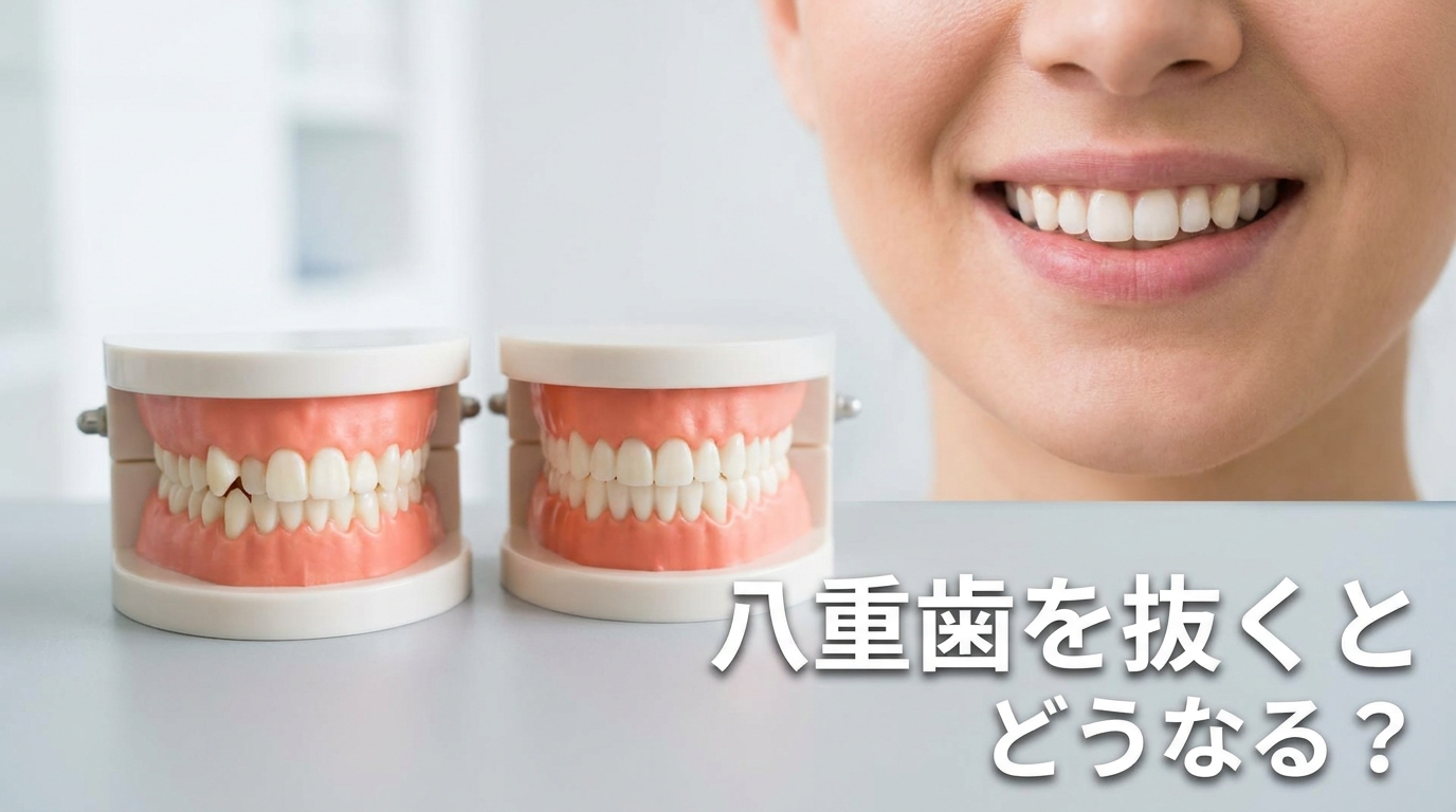 八重歯を抜くとどうなる?