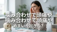 噛み合わせで頭痛やめまいが起きる?