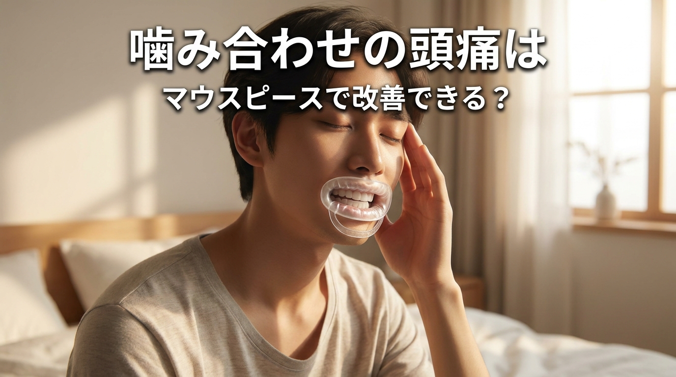 噛み合わせの頭痛はマウスピースで改善できる？