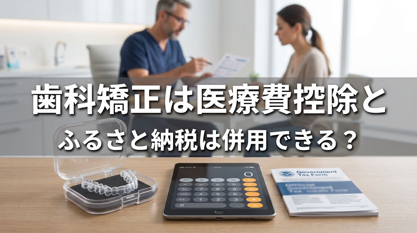 歯科矯正は医療費控除とふるさと納税は併用できる？