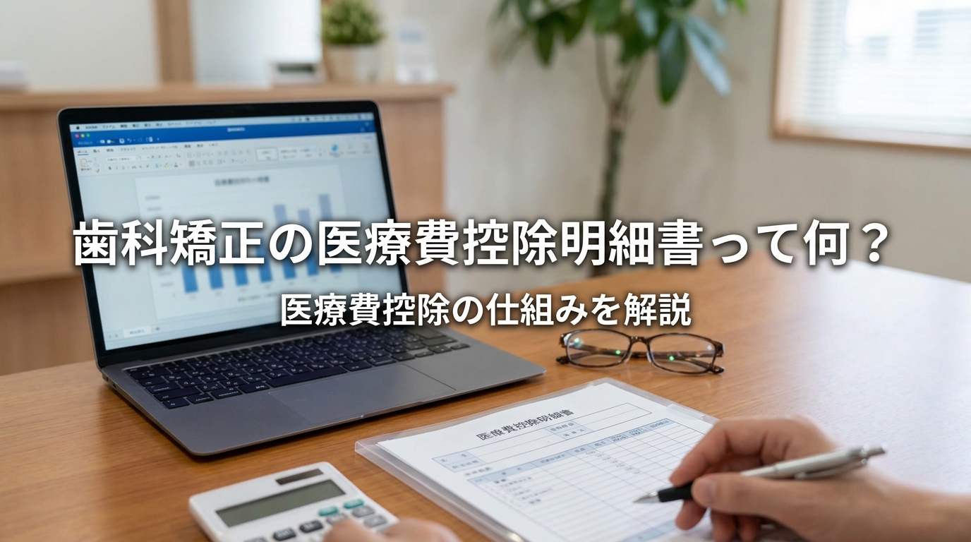 歯科矯正の医療費控除明細書って何？