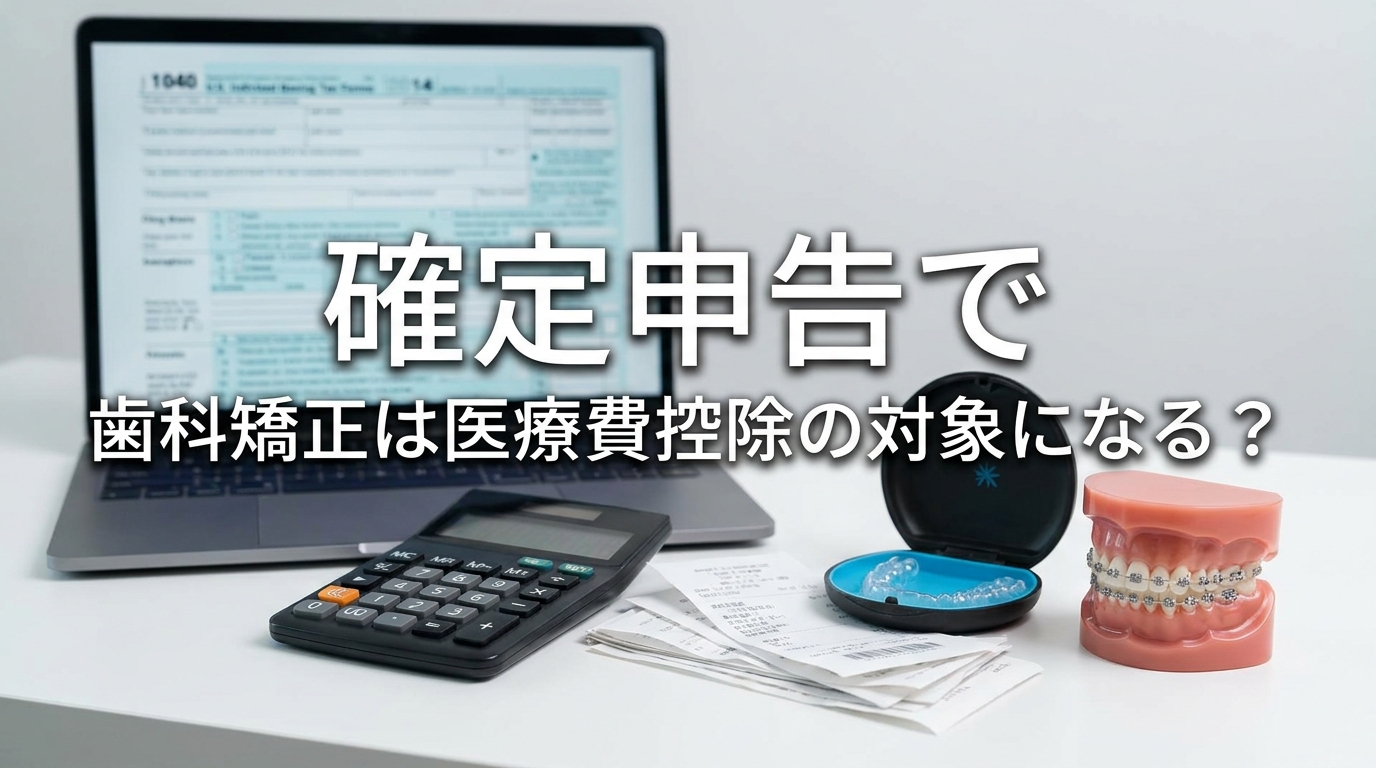 確定申告で歯科矯正は医療費控除の対象になる？
