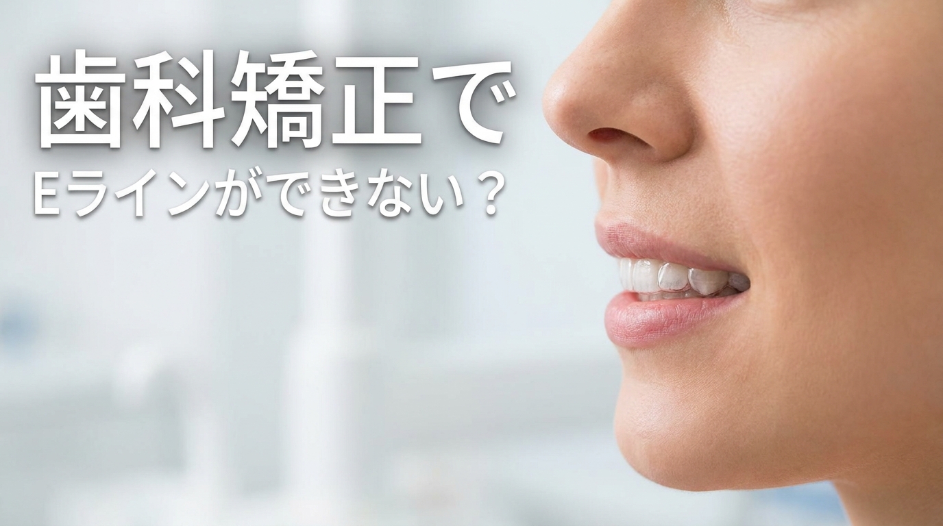 歯科矯正でEラインができない?