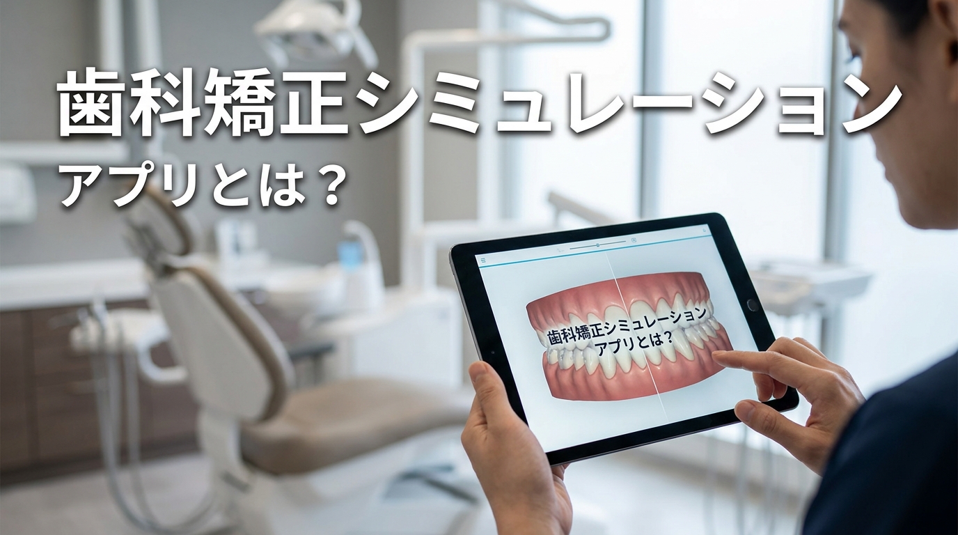 歯科矯正シミュレーションアプリとは？