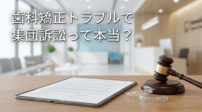 歯科矯正トラブルで集団訴訟って本当？