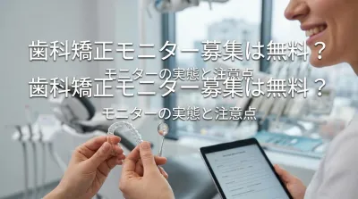 歯科矯正モニター募集は無料？