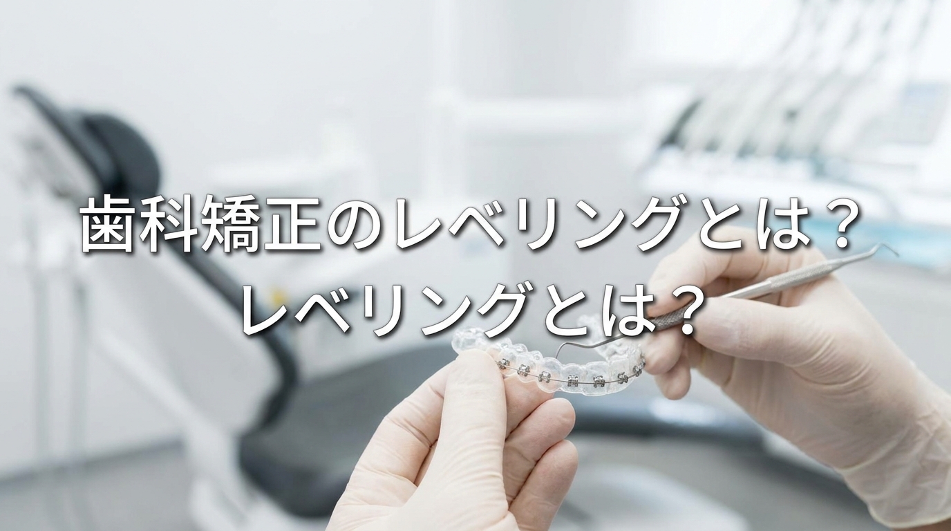 歯科矯正のレベリングとは？