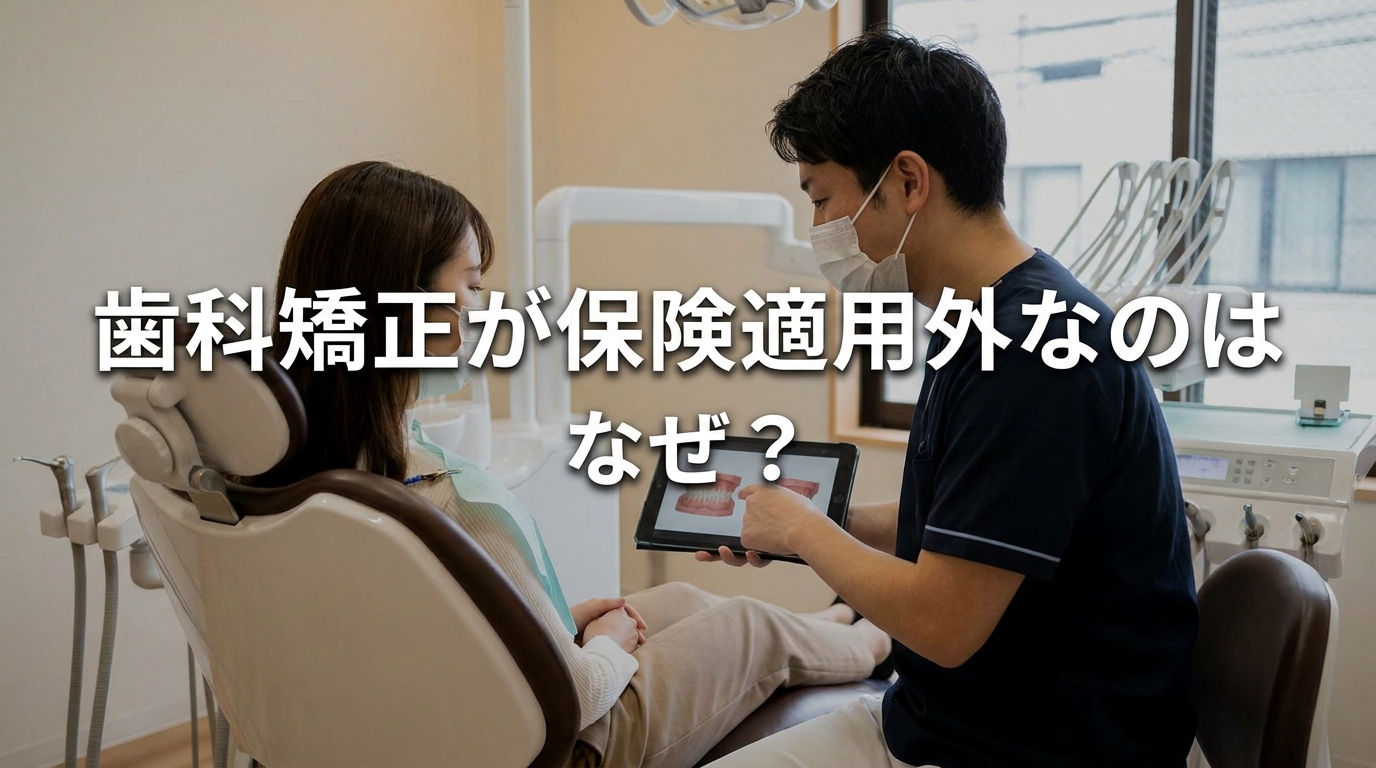 歯科矯正が保険適用外なのはなぜ？