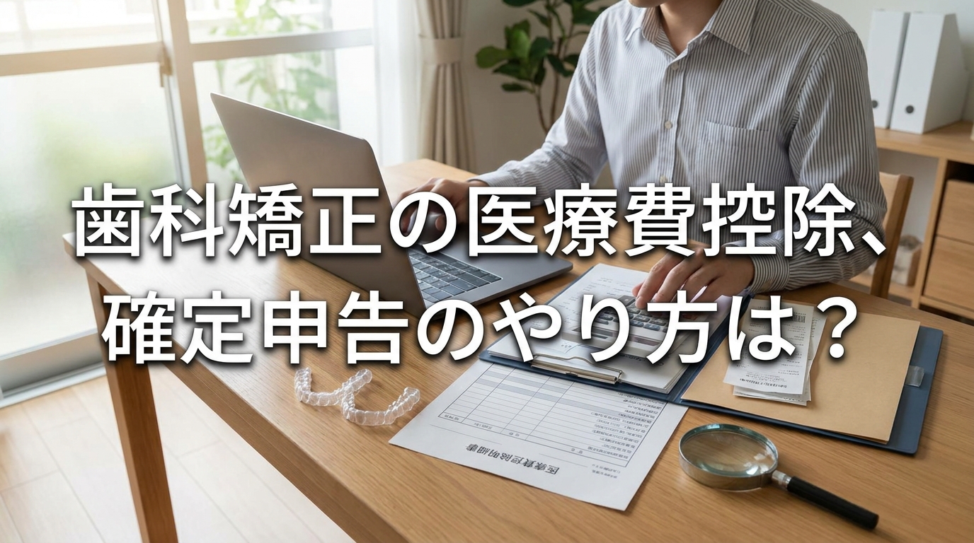 歯科矯正の医療費控除、確定申告のやり方は？