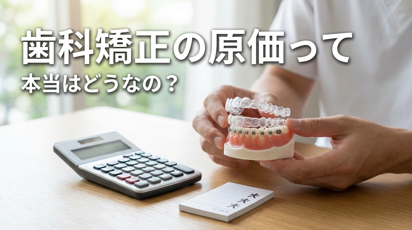 歯科矯正の原価って本当はどうなの？