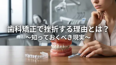 歯科矯正で挫折する理由とは？