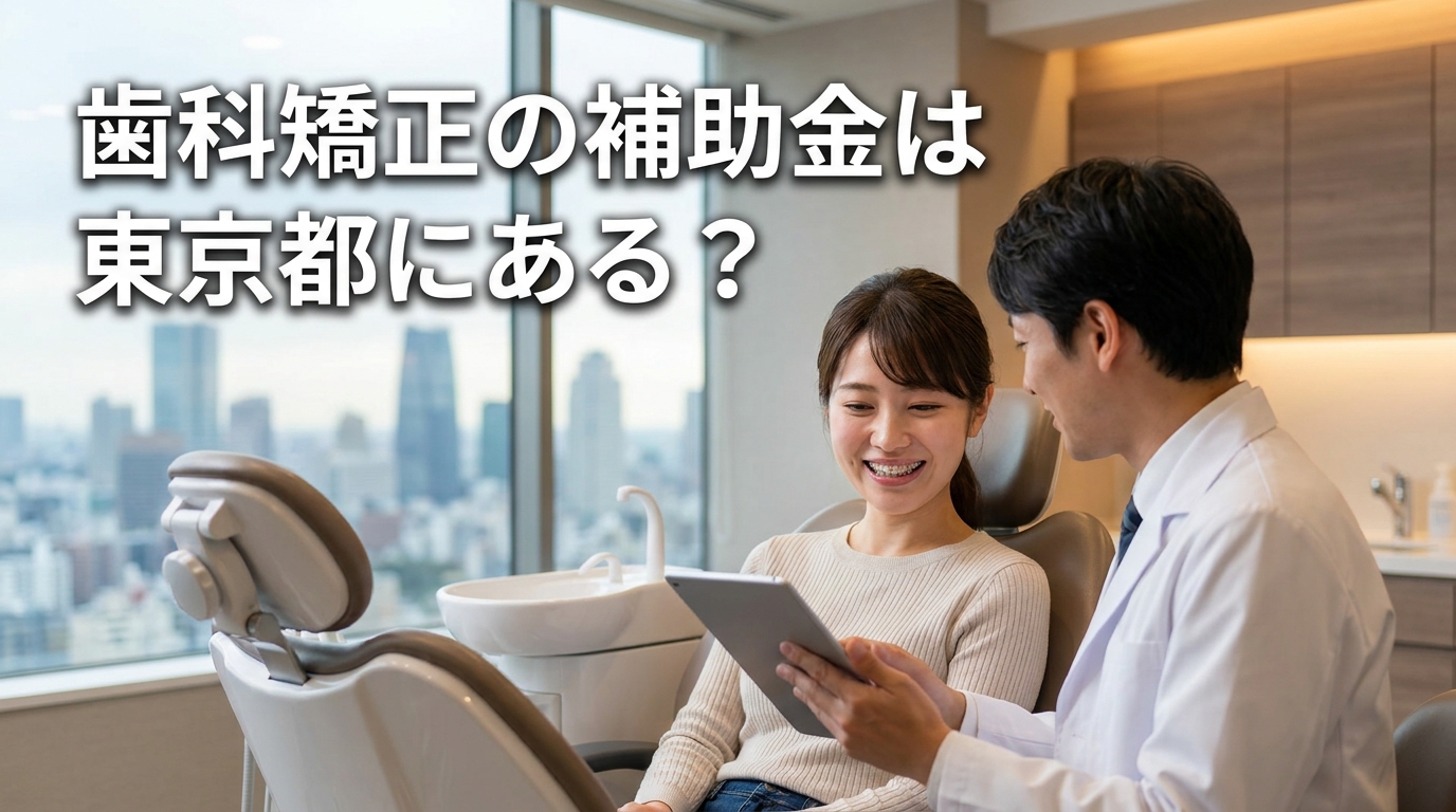歯科矯正の補助金は東京都にある?